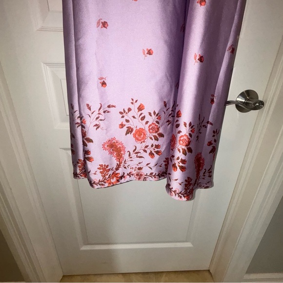 Free People On My Own Dress Lilac Combo 👗 - Picture 7 of 8